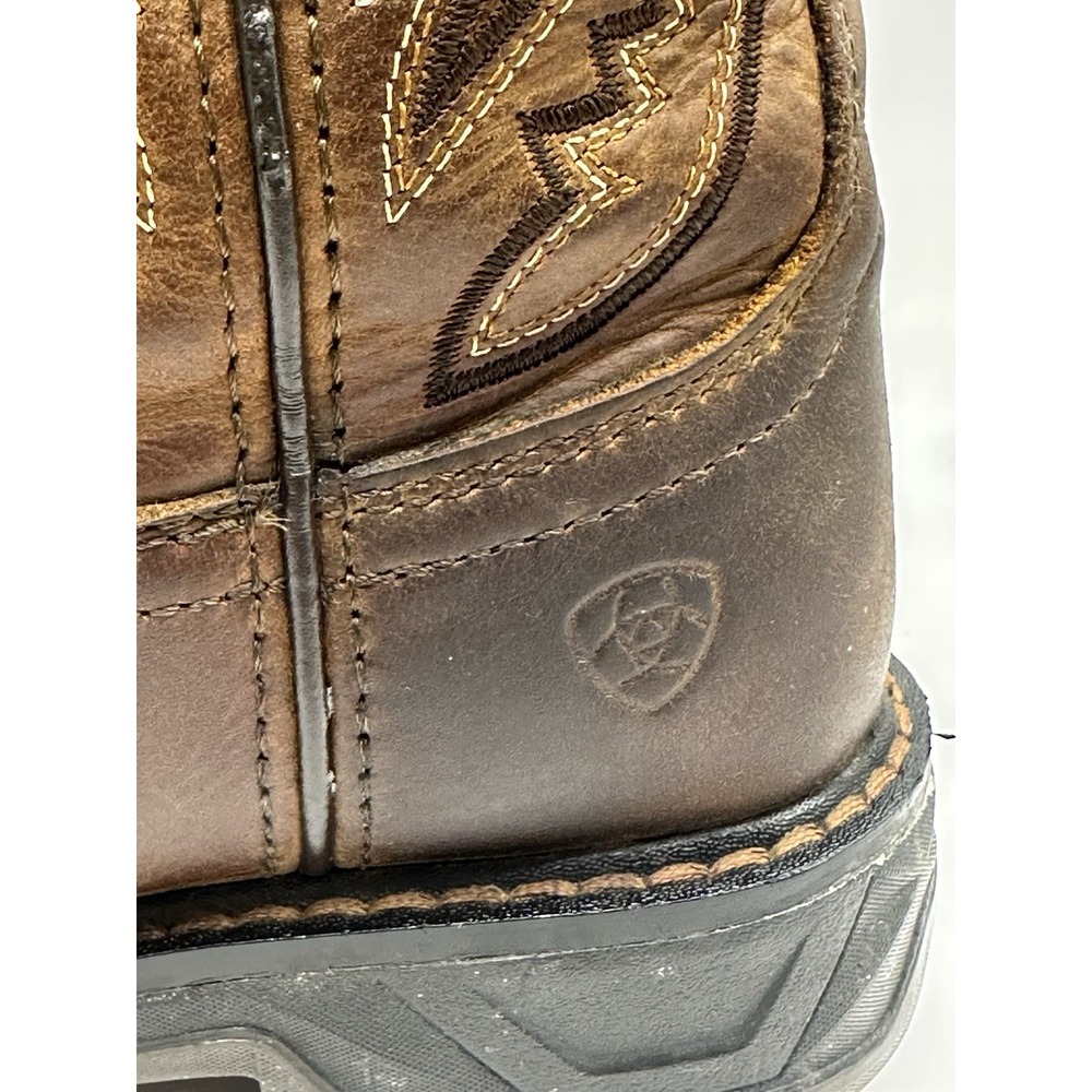 Ariat Kids Workhog XT Coil Square Toe Western Boots Size 1 Brown 10042412 Unisex - Picture 5 of 14